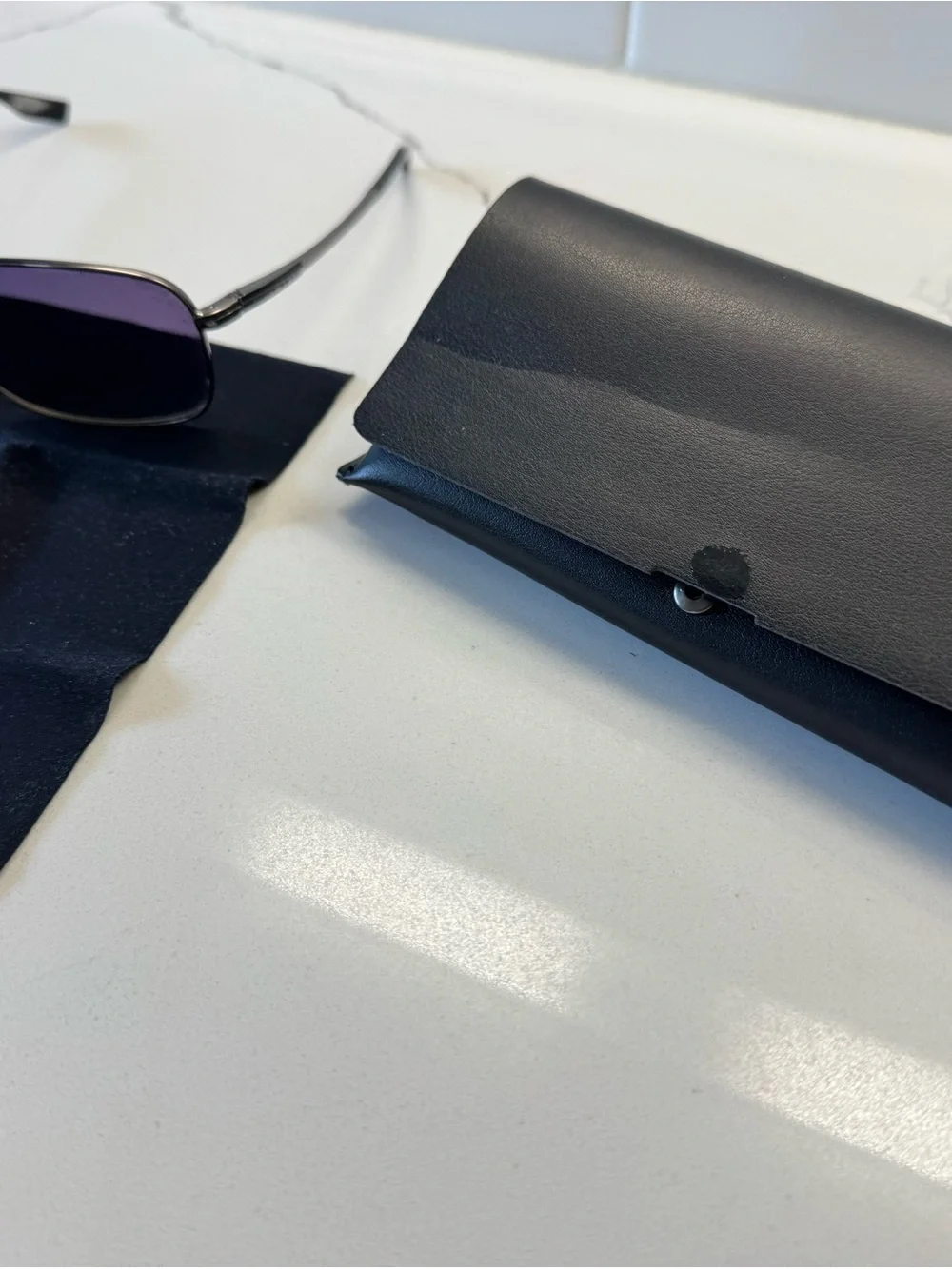 Hugo Boss Men's Sunglasses Purple Gradient Lenses Silver Frame